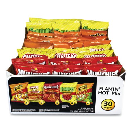 FRITO-LAY Flamin' Hot Mix Variety Pack, Assorted Flavors/Sizes, PK30 27083